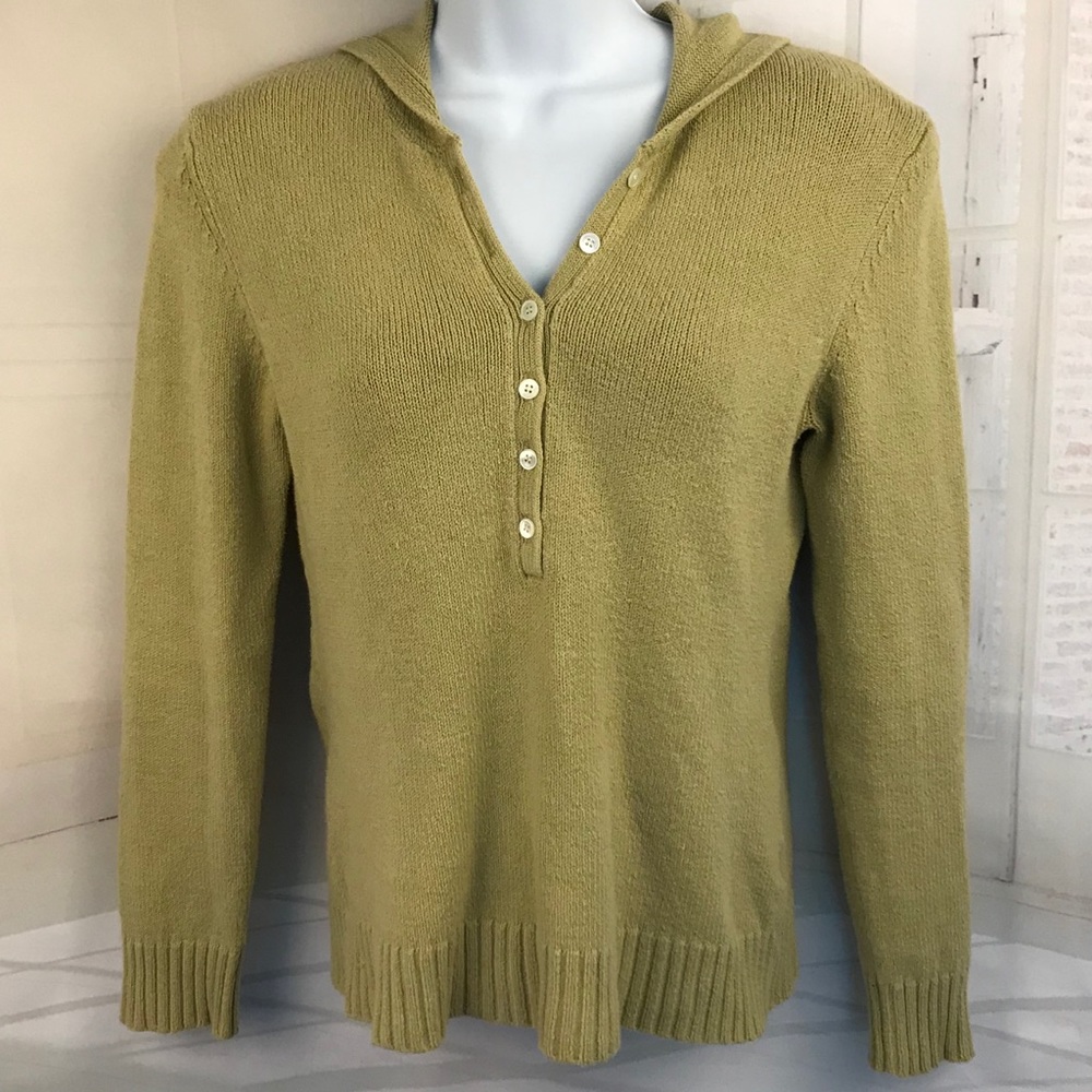 Women’s J.Crew Pull Over Sweater Hoodie Size M